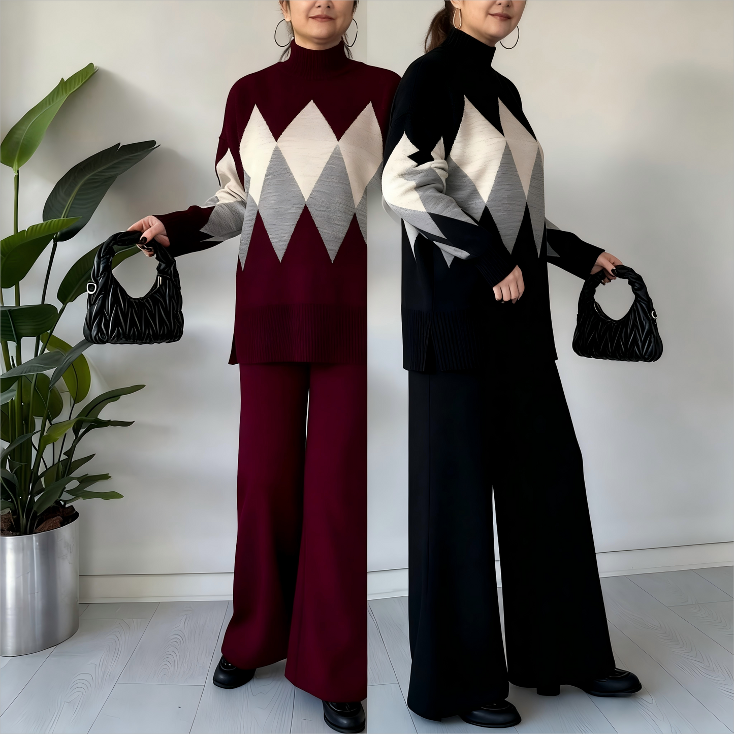 🔥Limited stock available 55% OFF🔥Sweater & Pants Set – Stay Warm, Look Stunning! ✨