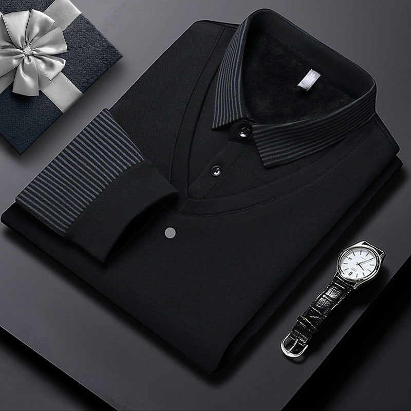 🎁 Hot Sale 49% OFF 🔥Striped Lapel Fake Two-Piece Shirt