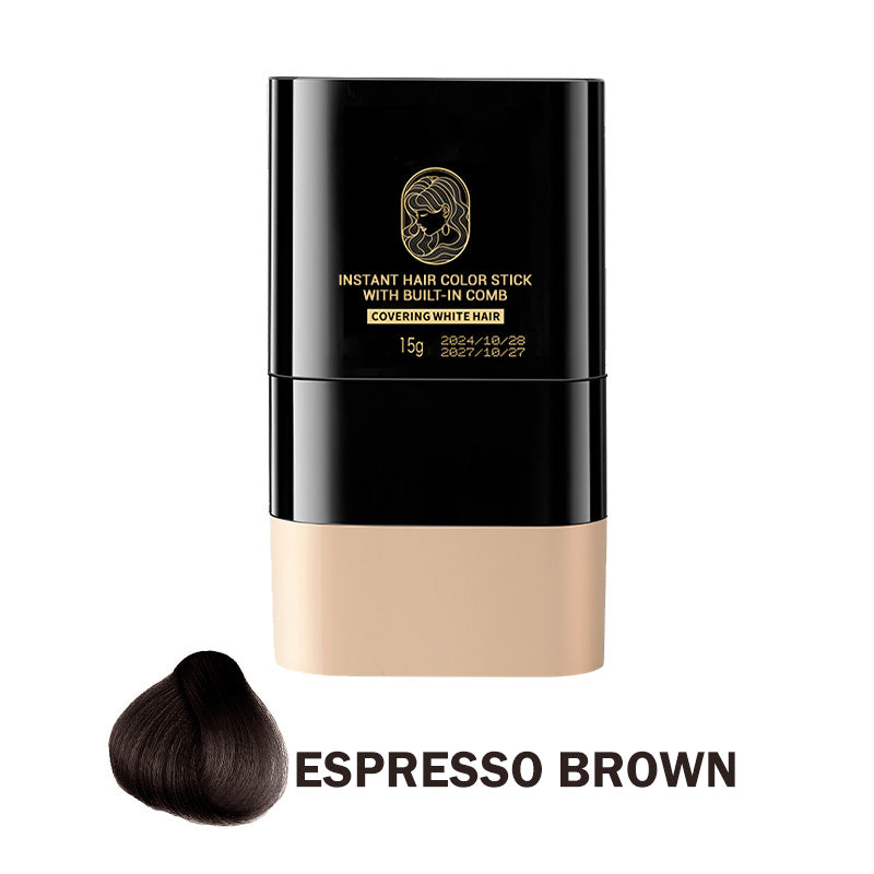 💇♀️✨ Instant Hair Color Stick with Built-In Comb – Quick Gray Root Touch-Up Pen, Non-Sticky, Sweat-Resistant & Washable Temporary Hair Dye!