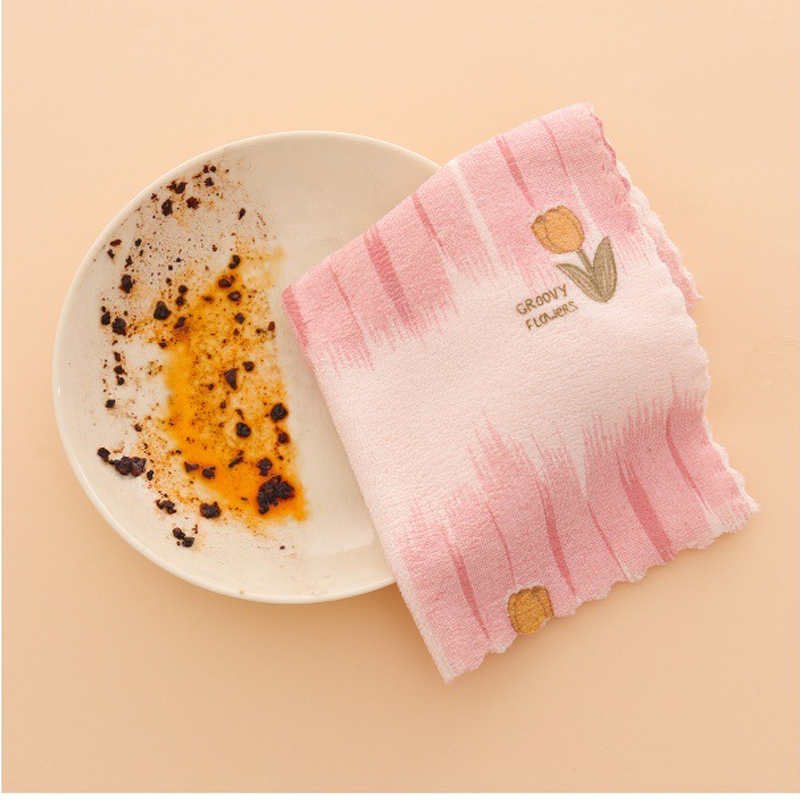 🔥Hot Seller🔥5PCS Coral Flannel Dish Towels for Home Use