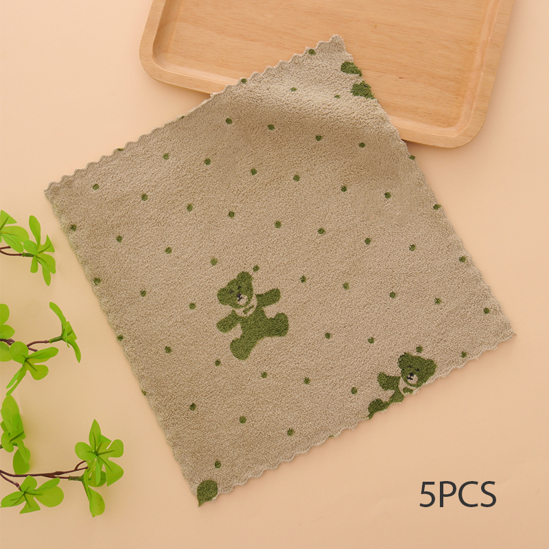 🔥Hot Seller🔥5PCS Coral Flannel Dish Towels for Home Use