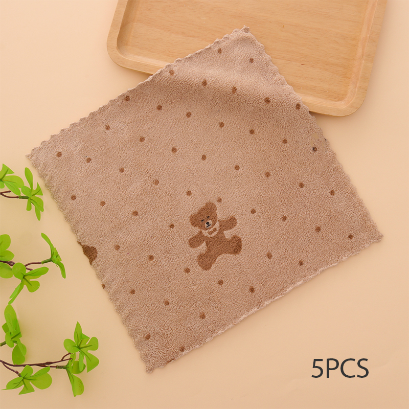 🔥Hot Seller🔥5PCS Coral Flannel Dish Towels for Home Use