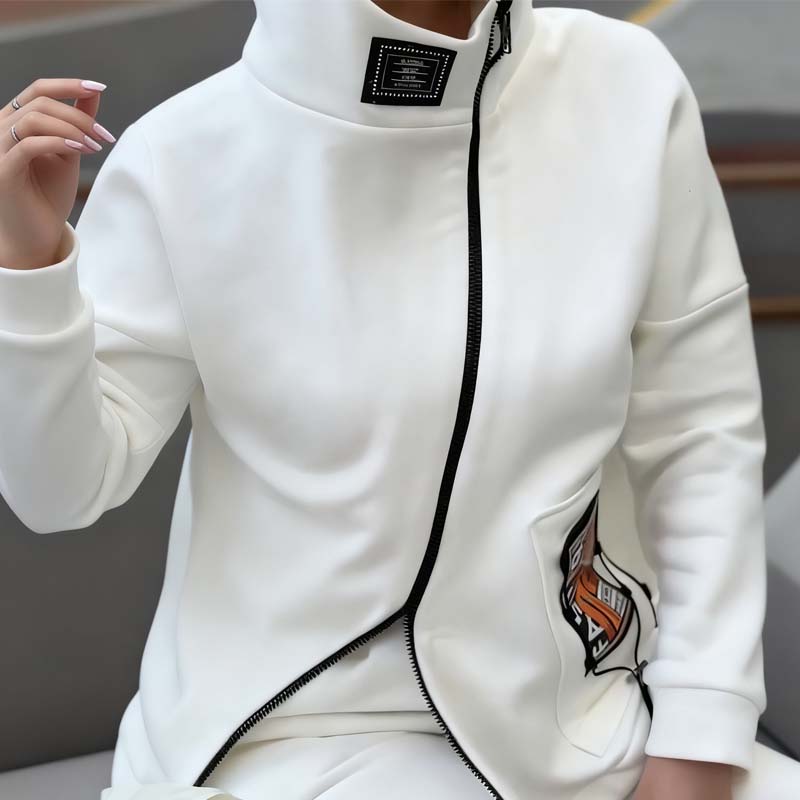 ❄️Winter Sale - 49% OFF🧥Women Casual Stand Collar Zip-up Jacket & Pants Set