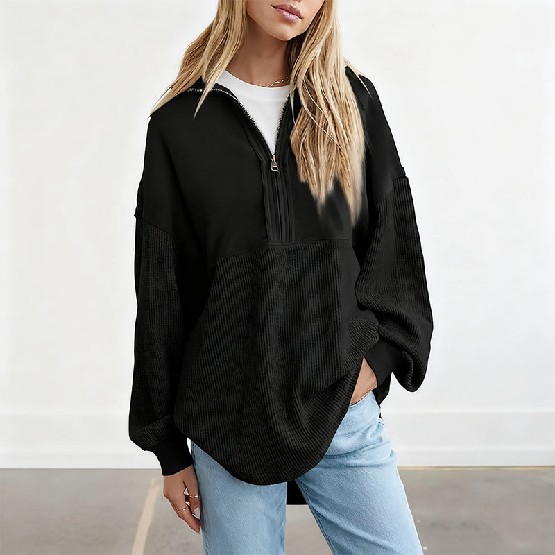 🔥 LIMITED SALE! 55% OFF – Ultra-Soft Half-Zip Sweatshirt That Keeps You Warm, Stylish & Comfy!
