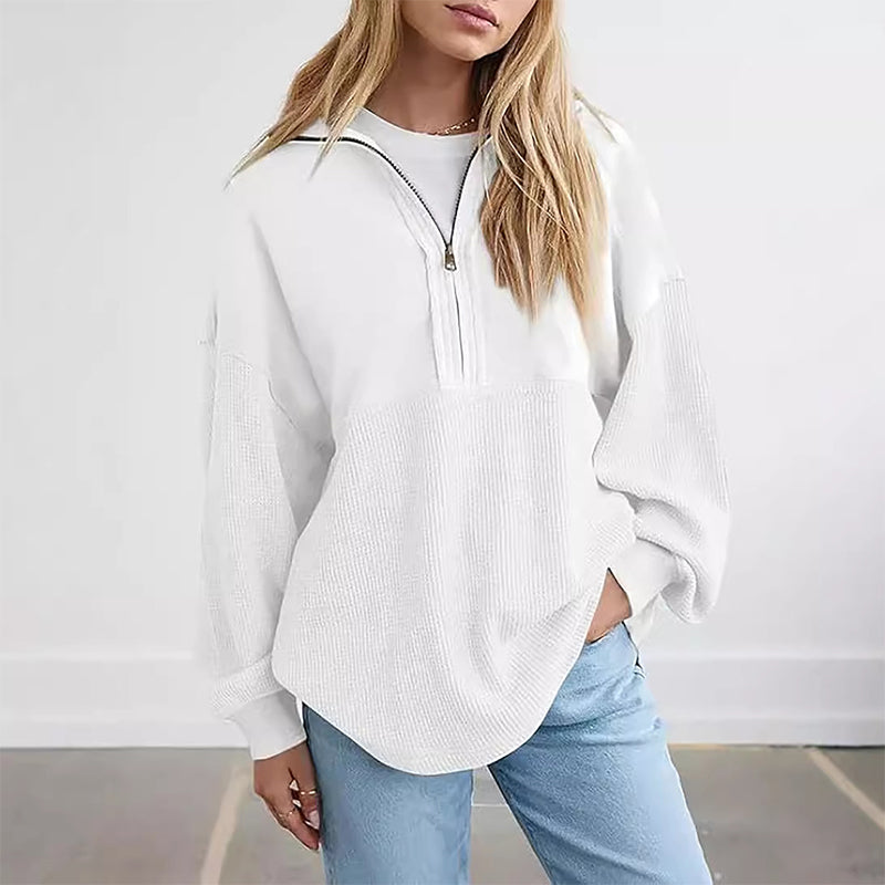 🔥 LIMITED SALE! 55% OFF – Ultra-Soft Half-Zip Sweatshirt That Keeps You Warm, Stylish & Comfy!