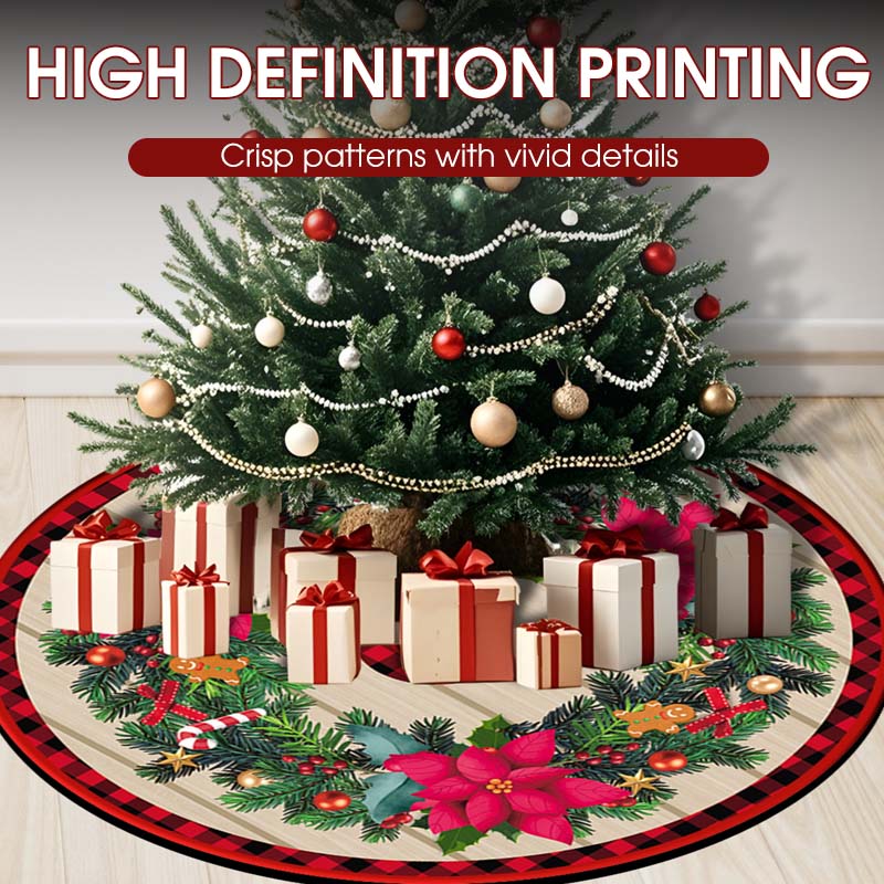 Beautiful Christmas Tree Skirt: Holiday Atmosphere