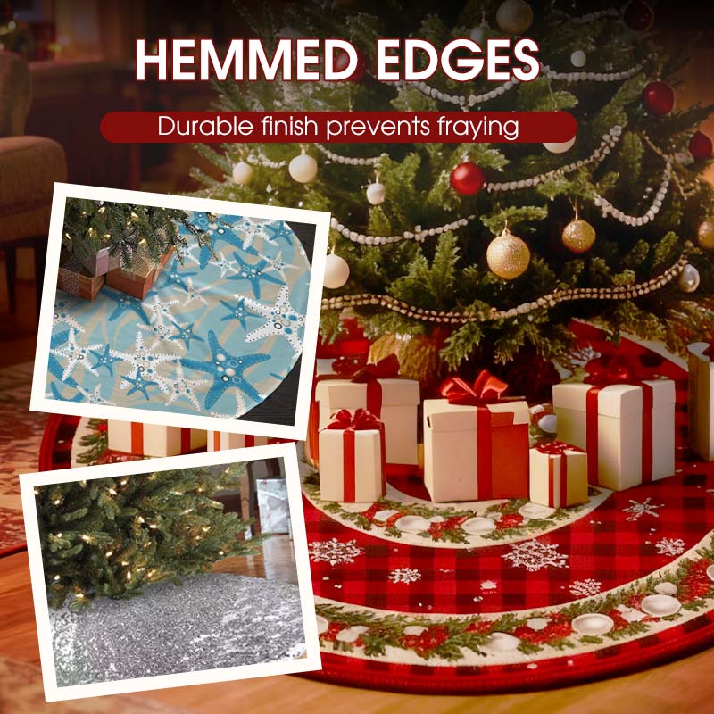 Beautiful Christmas Tree Skirt: Holiday Atmosphere