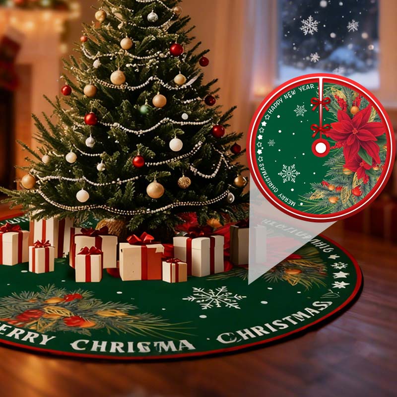Beautiful Christmas Tree Skirt: Holiday Atmosphere