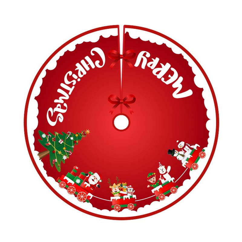 Beautiful Christmas Tree Skirt: Holiday Atmosphere