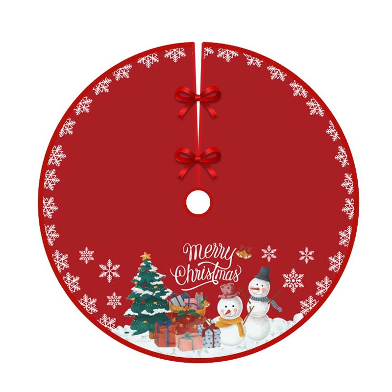 Beautiful Christmas Tree Skirt: Holiday Atmosphere