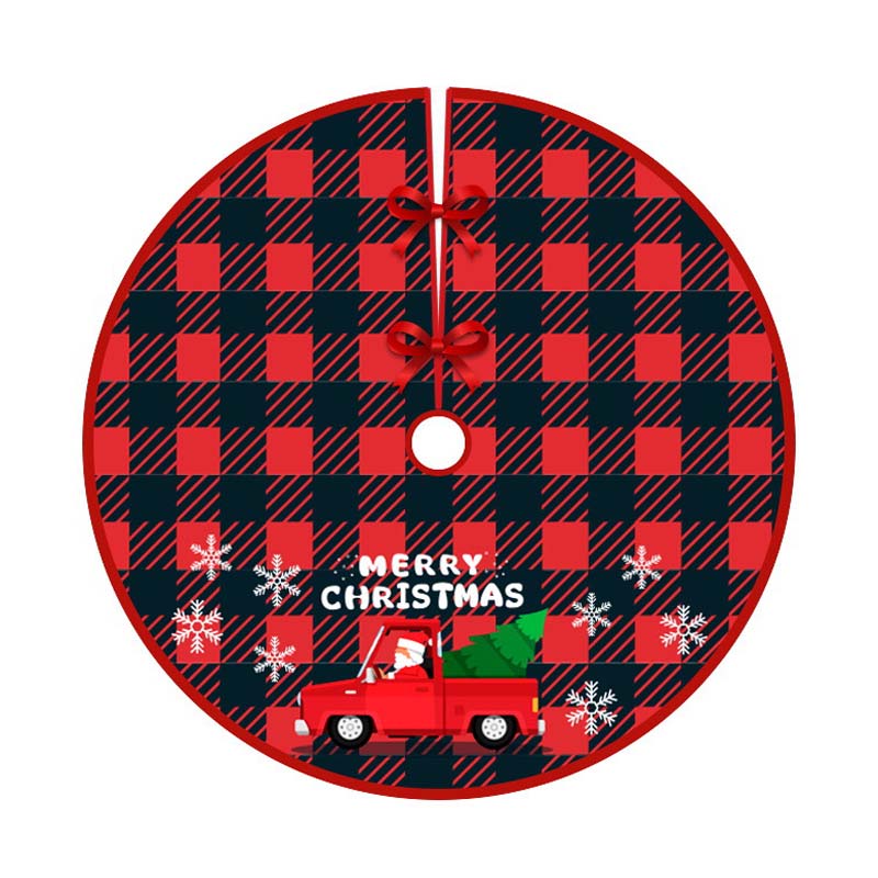 Beautiful Christmas Tree Skirt: Holiday Atmosphere