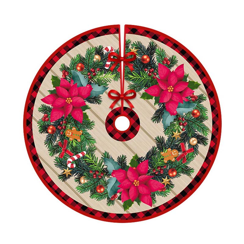 Beautiful Christmas Tree Skirt: Holiday Atmosphere