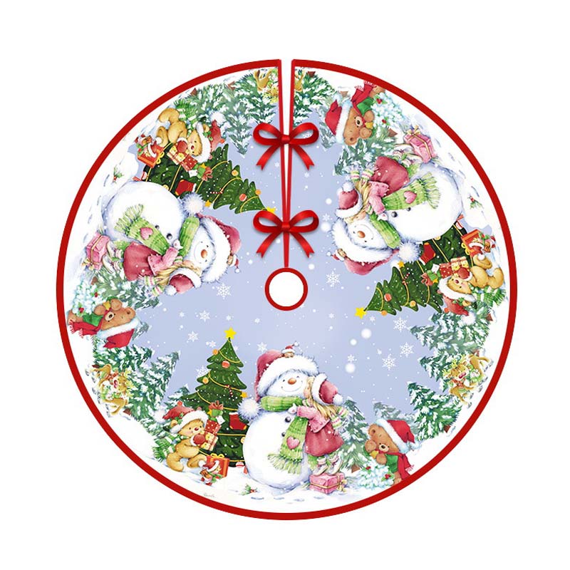 Beautiful Christmas Tree Skirt: Holiday Atmosphere