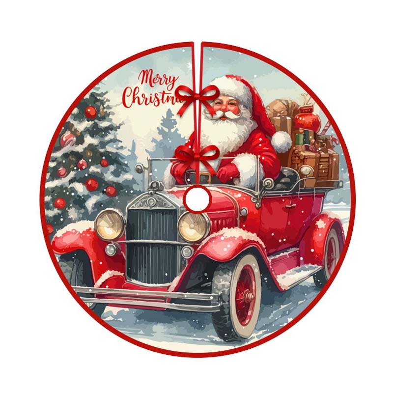 Beautiful Christmas Tree Skirt: Holiday Atmosphere