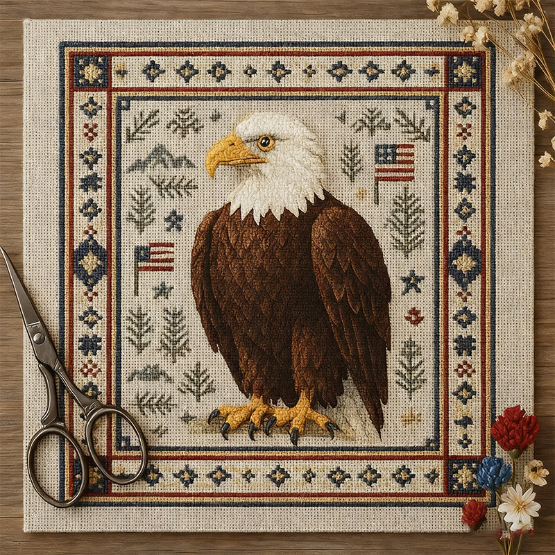🐦 DIY Bird Cross Stitch Kit