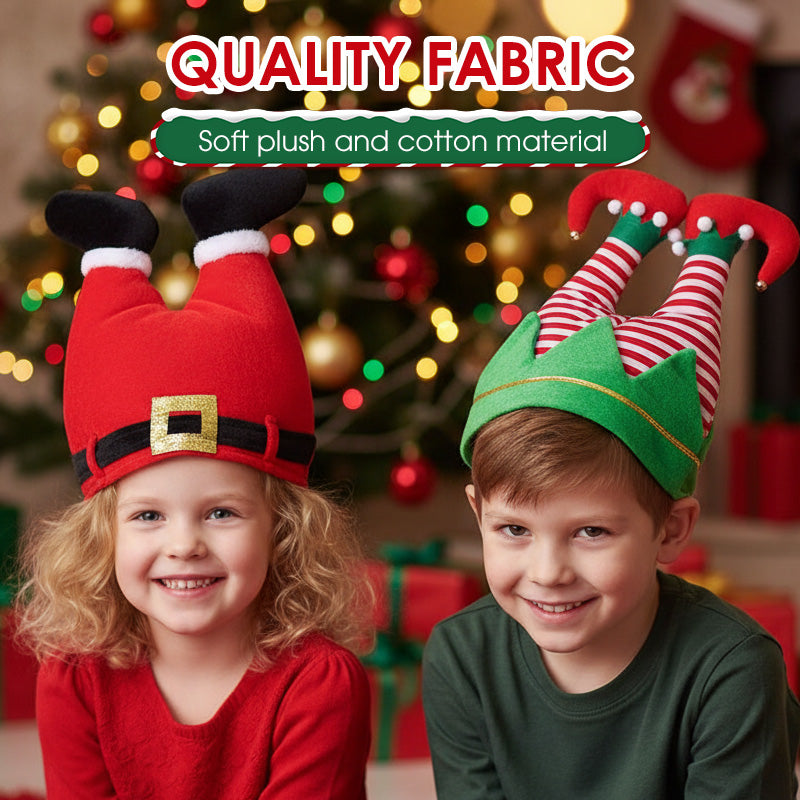 🎅 Christmas Funny Santa & Elf Pants Hat – Hilarious Holiday Party Headwear for Festive Laughs & Photos!