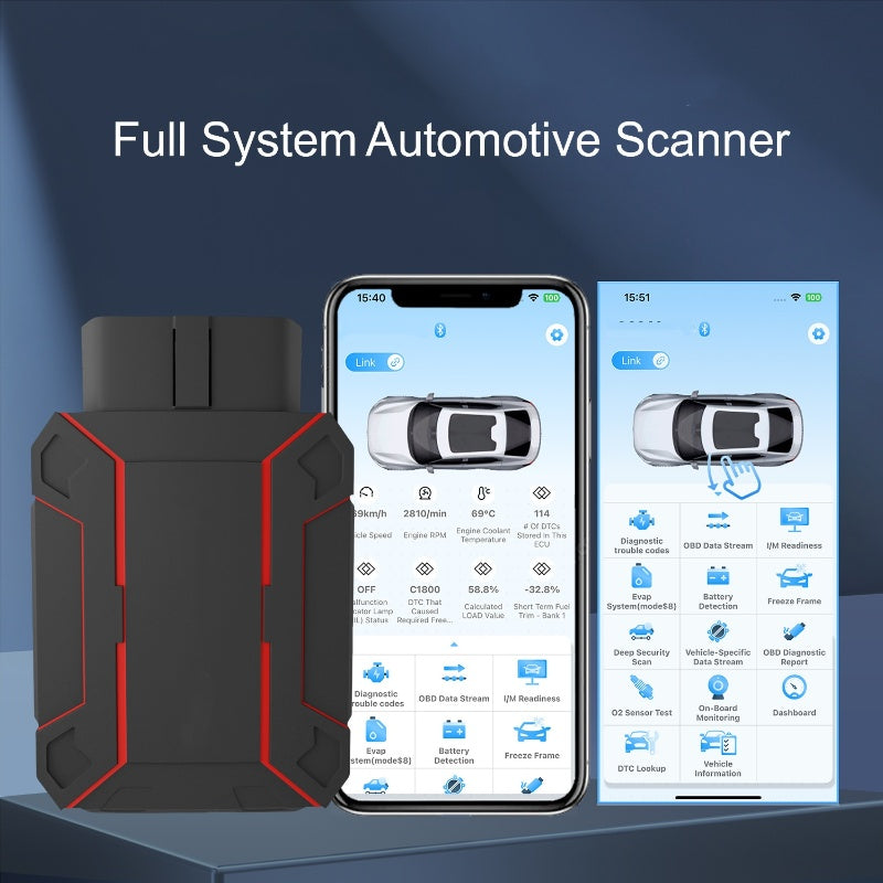 Bluetooth OBD2 Diagnostic Tool – Full System Check + No Subscription Fees 💰✅