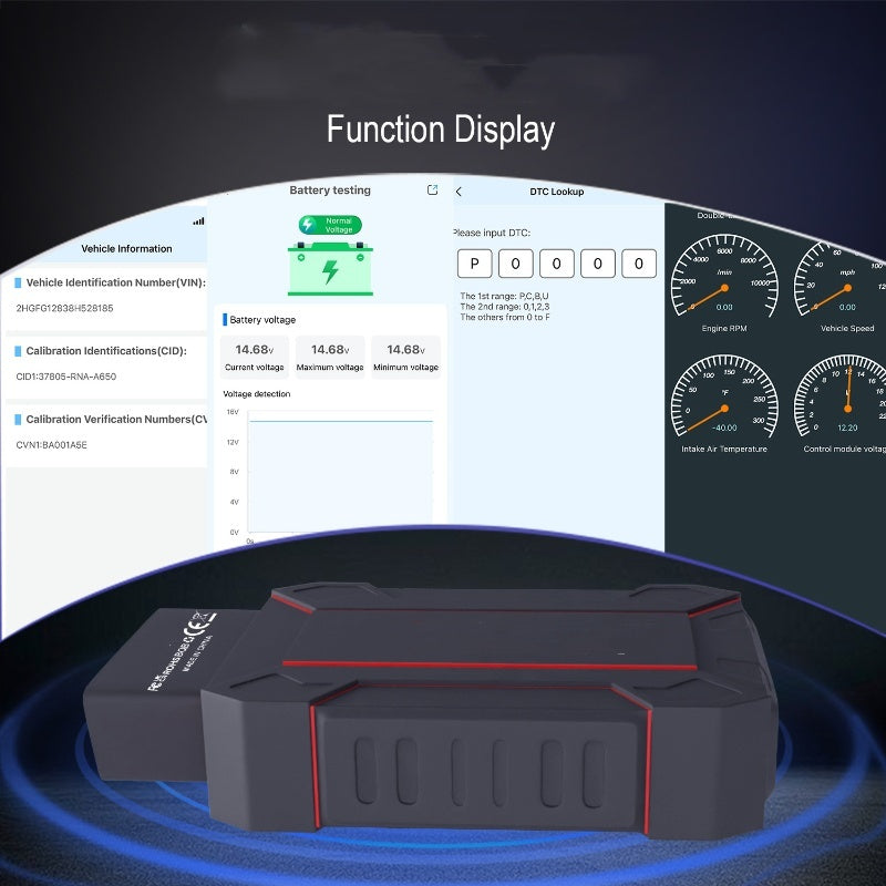 Bluetooth OBD2 Diagnostic Tool – Full System Check + No Subscription Fees 💰✅