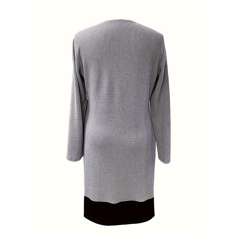 Effortless Elegance ๐ โ The Faux Two-Piece A-Line Dress That Flatters Every Curve (Now 50% OFF!)