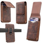 ⚡Big Discount | Waist Belt Cell Phone Pouch 📱 Multi-Pocket Leather Holster with Card Holder