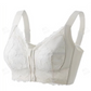 Women's Comfortable Front Closure Lace  Posture Support Bra