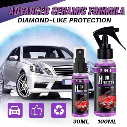 🔥Last Day 50% OFF🔥3 in 1 High Protection Quick Car Coating Spray
