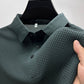 Men's ice silk breathable slim business short-sleeved【Buy 2 free shipping】