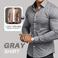 Men's Solid Color Lapel Long Sleeve Button-Down Shirts