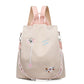 Floral Embroidered Waterproof Oxford Backpack