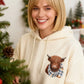 🐮 50% OFF!!🎁Cute Highland Cow Cozy Fleece-Lined Hooded Sweatshirt