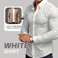 Men's Solid Color Lapel Long Sleeve Button-Down Shirts