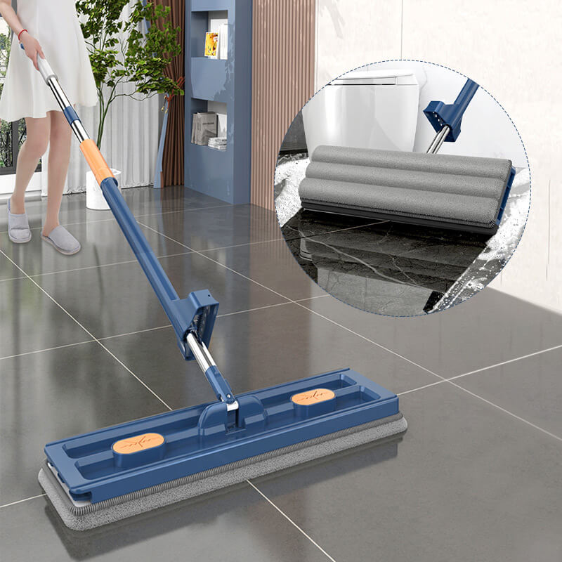 🏠2025 Mega Sale🔥New Ultra-Absorbent Large Flat Mop💦Limited free mop bucket giveaway, first come, first served🚀🚀