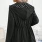 Hooded Reversible Leopard Print Coat