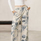 🌿HOT DEAL 51% OFF! 👖 Women’s Cropped Jeans – Chic Floral Print & Relaxed Wide-Leg Fit ☀️✨