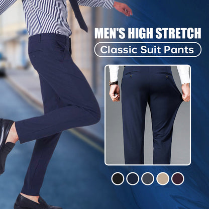 50% off for a limited time at Christmas--Men's High Stretch Classic Suit Pants