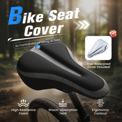 🚴‍♂️ Ultimate Comfort Bike Seat Cover – Say Goodbye to Saddle Pain on Long Rides!