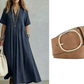 🔥 Today Only – Up To 50% OFF 👗 Women's Loose Casual V-Neck Dress✨