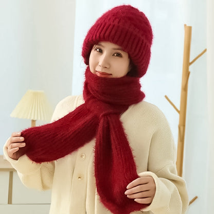 🎄Christmas Sale-50% OFF🎁Winter Versatile Knitted Hooded Scarf For Women