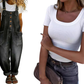 👖Women's Casual Baggy Denim Overalls with Pockets– Relaxed Style, All-Day Comfort✨