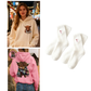 🐮 50% OFF!!🎁Cute Highland Cow Cozy Fleece-Lined Hooded Sweatshirt