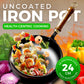 ⏳Limited-time 50% Off⏰Elevate Your Cooking With Uncoated Thick Iron Pot🍲✨