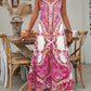 ⏳🔥2026 Hot Sale🎁Women’s Retro Print V-Neck Sleeveless Maxi Dress🔥Buy 2 Get Free Shipping🔥