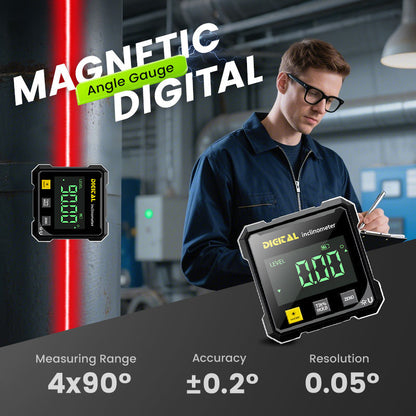 Four-sided magnetic laser digital angle gauge🔥buy two items for free delivery