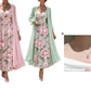 🌸👗Women's Elegant Two-Piece Floral Dress Set – Perfect Summer Holiday Look✨