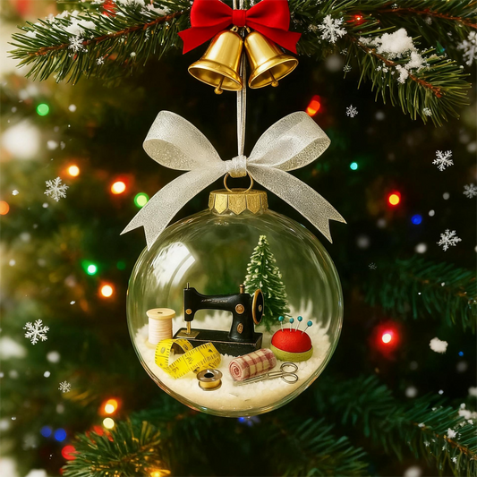 🔥Early Chrismas sale 49% off🔥🎄Holiday Sewing Snow Globe Ornament🎄