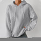 Women's Drop Shoulder Jacquard Hoodie