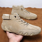 🔥Italian Handmade Suede Velcro High Boots – Timeless Style Meets Everyday Comfort