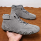 🔥Italian Handmade Suede Velcro High Boots – Timeless Style Meets Everyday Comfort