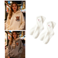 🐮 50% OFF!!🎁Cute Highland Cow Cozy Fleece-Lined Hooded Sweatshirt