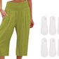 ☀️2026 HOT SALE 50% OFF🌿Lightweight Elastic Waist Crop Pants for Women